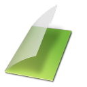 Documents vide vert icon